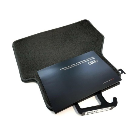 Tapis de sol en velours noir premium pour Audi A6 A7 (C8) arrière 4K0061276AMNO