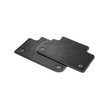Tapis de sol en velours noir pour Audi Q8 Premium arrière Tapis de sol en velours noir pour Audi Q8 Premium arrière