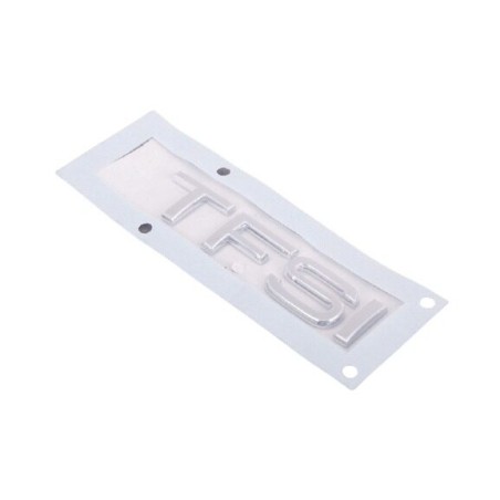 Emblème arrière Audi TFSI chromé pour hayon Emblème arrière Audi TFSI chromé pour hayon