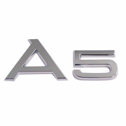 Emblème Audi A5 Logo Autocollant Désignation Modèle Chromé Brillant 8T08537412ZZ