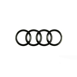 Emblème Original Audi Anneaux A3 (8V) Limousine Logo Autocollant Édition Noire Brillant