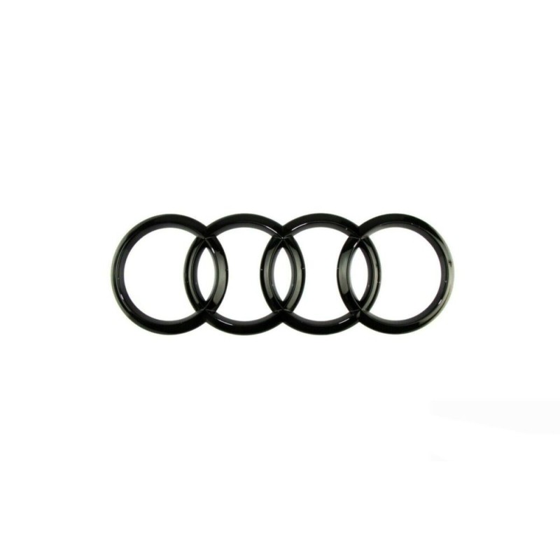 Emblème Original Audi Anneaux A3 (8V) Limousine Logo Autocollant Édition Noire Brillant Emblème Original Audi Anneaux A3 (8V) Limousine Logo Autocollant Édition Noire Brillant