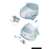 Emblème Audi Q7 Logo Chromé Brillant 4L08537412ZZ Emblème Audi Q7 Logo Chromé Brillant 4L08537412ZZ