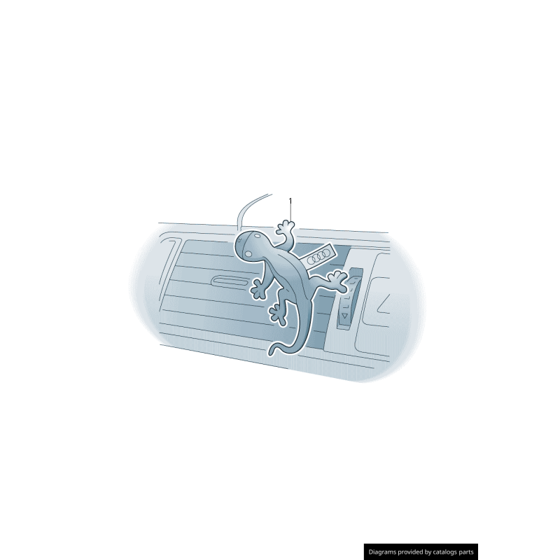 Diffuseur de parfum Audi Original Gecko floral universel