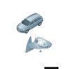 Clignotant LED droit rétroviseur extérieur Audi TT (8J) R8 (42) Clignotant LED droit rétroviseur extérieur Audi TT (8J) R8 (42)
