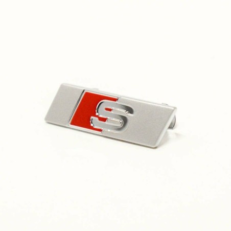 Emblème Original Audi S pour Volant Sport Multifonctions Emblème Original Audi S pour Volant Sport Multifonctions