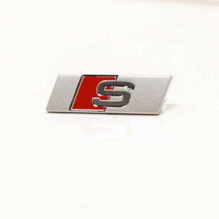 Emblème Original Audi S pour Volant Sport Multifonctions Emblème Original Audi S pour Volant Sport Multifonctions