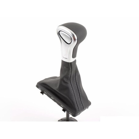 Pommeau de vitesse RS Design en aluminium, couture couleur titane pour Audi A5 8T / Q5 8R / A4 8K
