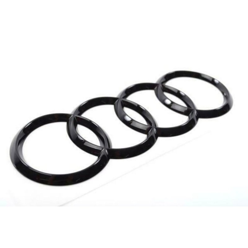 Emblème Original Audi Anneaux A3 (8V) Sportback Logo Autocollant Édition Noire Brillant Emblème Original Audi Anneaux A3 (8V) Sportback Logo Autocollant Édition Noire Brillant
