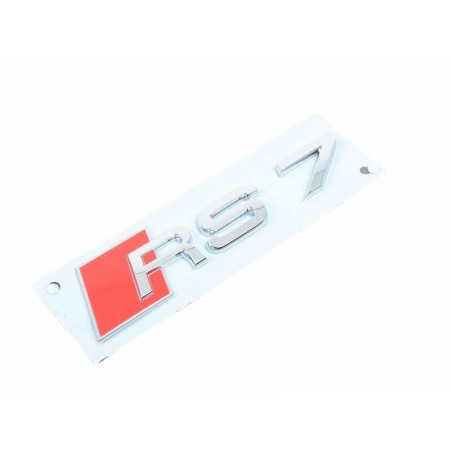Emblème Logo Audi RS7 Rouge Chromé Brillant 4G88537402ZZ Emblème Logo Audi RS7 Rouge Chromé Brillant 4G88537402ZZ