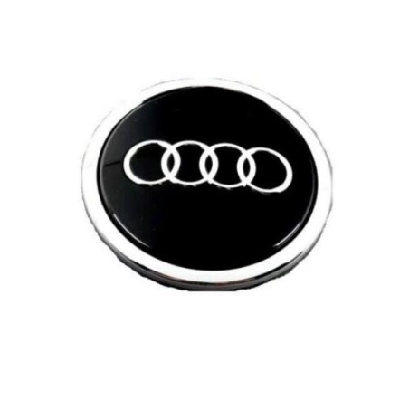 Enjoliveur de Moyeu Audi Original Noir Brillant pour Jantes en Alliage Enjoliveur de Moyeu Audi Original Noir Brillant pour Jantes en Alliage