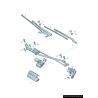 Support d'essuie-glace avec moteur et tringlerie pour Audi Q7 (4L) 4L1955023F Support d'essuie-glace avec moteur et tringlerie pour Audi Q7 (4L) 4L1955023F