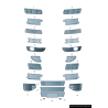 Grille De Ventilation, Pare-Chocs - VAG - référence OEM: 4L0807682B01C Grille De Ventilation, Pare-Chocs - VAG - référence OEM: 4L0807682B01C