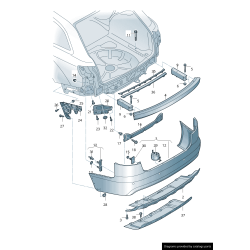 Insonoristaion Du Compartiment Moteur - VAG - référence OEM: 4F0807835A