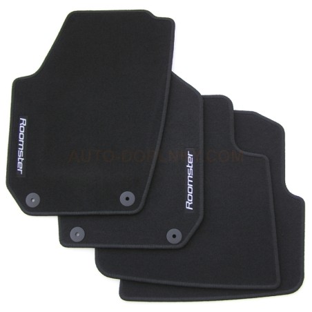Tapis de Sol en Velours 4 Pièces pour Skoda Roomster Standard Tapis de Sol en Velours 4 Pièces pour Skoda Roomster Standard