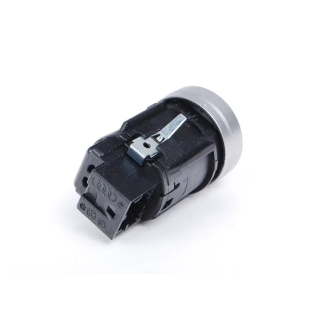 Bouton de démarrage chromé satiné pour allumage VW avec fonction Start-Stop Bouton de démarrage chromé satiné pour allumage VW avec fonction Start-Stop