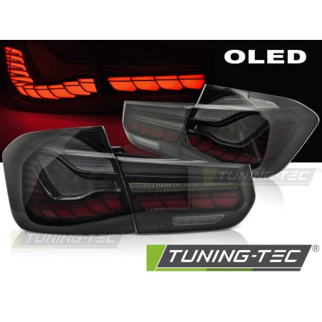 Feux arrière OLED fumés compatibles BMW F30 11-18 Feux arrière OLED fumés compatibles BMW F30 11-18