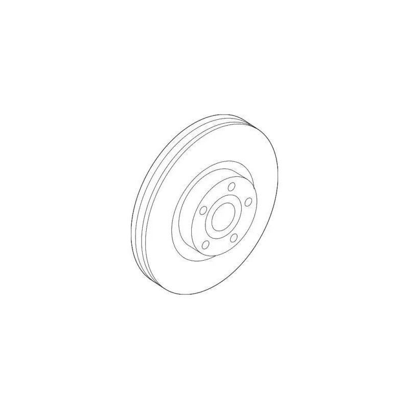 Disques de Frein Avant d'Origine Audi A6 4F 4F0615301G