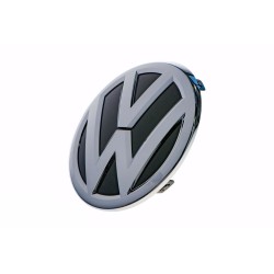 Emblème VW Original avant calandre Volkswagen CC logo noir/chrome brillant