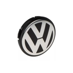 Cache moyeu chromé noir pour jante en alliage VW 1J0601171XRW