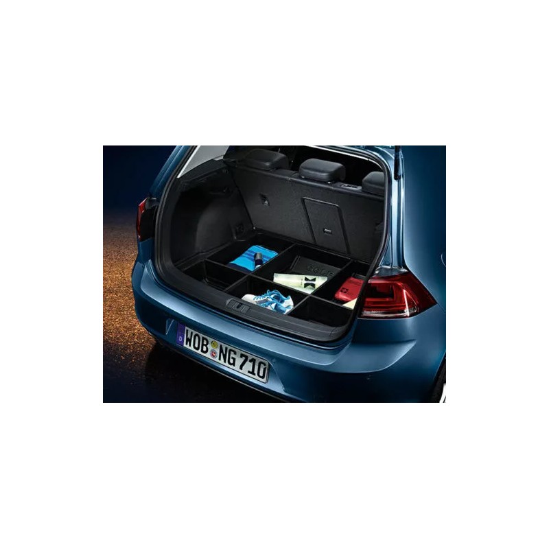 Bac de Coffre avec Séparateurs pour Golf 7 (5G) - Protection Originale VW 5G0061162 Bac de Coffre avec Séparateurs pour Golf 7 (5G) - Protection Originale VW 5G0061162