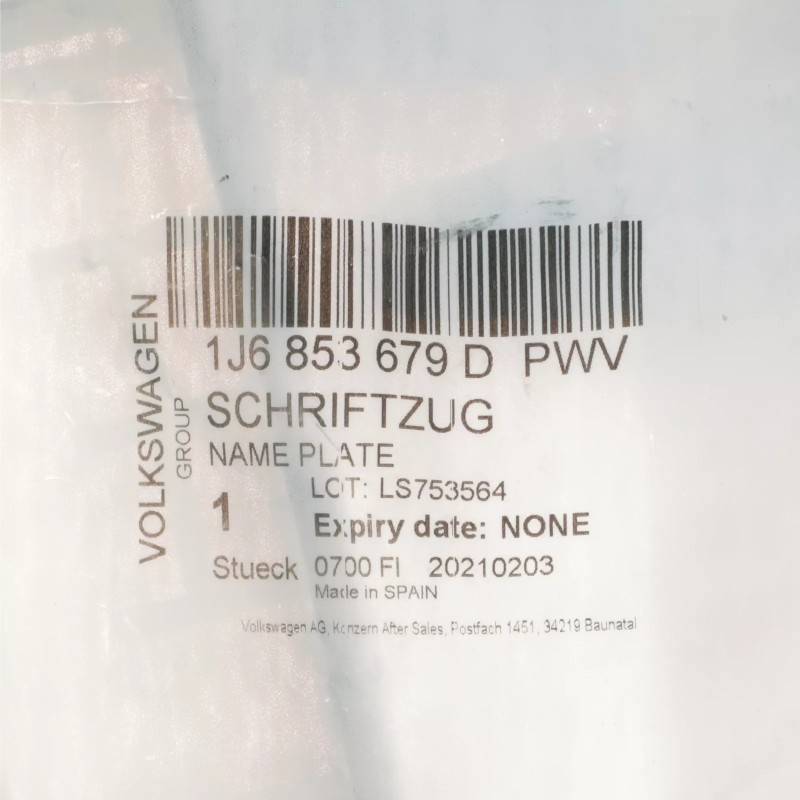 Emblème Chromé de Calandre Tuning VW Golf R32 Original