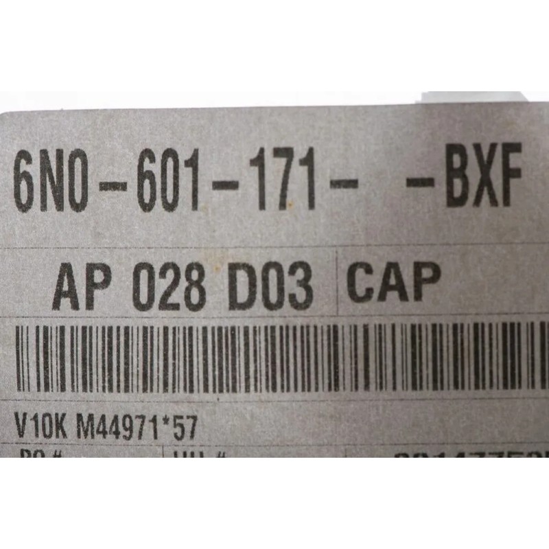 Cache moyeu d'origine Volkswagen VW pour jante en alliage