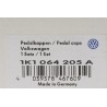 Couvre-pédales en acier inoxydable DSG (Golf 5, 6, Jetta, Passat) Original VW Couvre-pédales en acier inoxydable DSG (Golf 5, 6, Jetta, Passat) Original VW