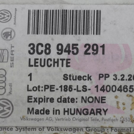 Lumière d'accueil gauche pour rétroviseur extérieur VW Lumière d'accueil gauche pour rétroviseur extérieur VW