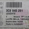 Lumière d'accueil gauche pour rétroviseur extérieur VW Lumière d'accueil gauche pour rétroviseur extérieur VW