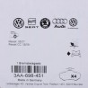 Ensemble complet de plaquettes de frein arrière VW Audi 3AA698451B Ensemble complet de plaquettes de frein arrière VW Audi 3AA698451B