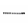 Bavettes Garde-Boue Avant Originales VW Jetta A6 (5C) 5C6075111 Bavettes Garde-Boue Avant Originales VW Jetta A6 (5C) 5C6075111