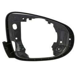 Cadre intérieur gauche pour rétroviseur extérieur VW, noir satiné