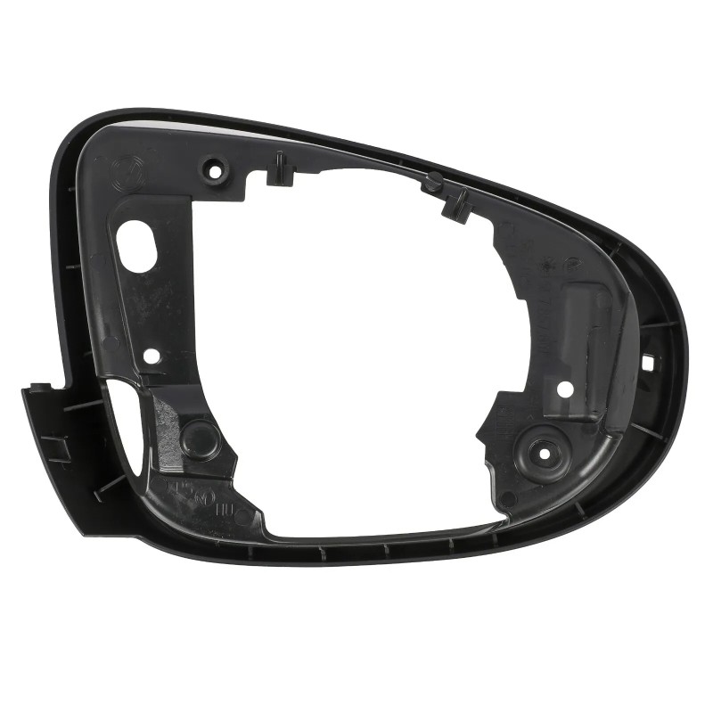 Cadre intérieur gauche pour rétroviseur extérieur VW, noir satiné
