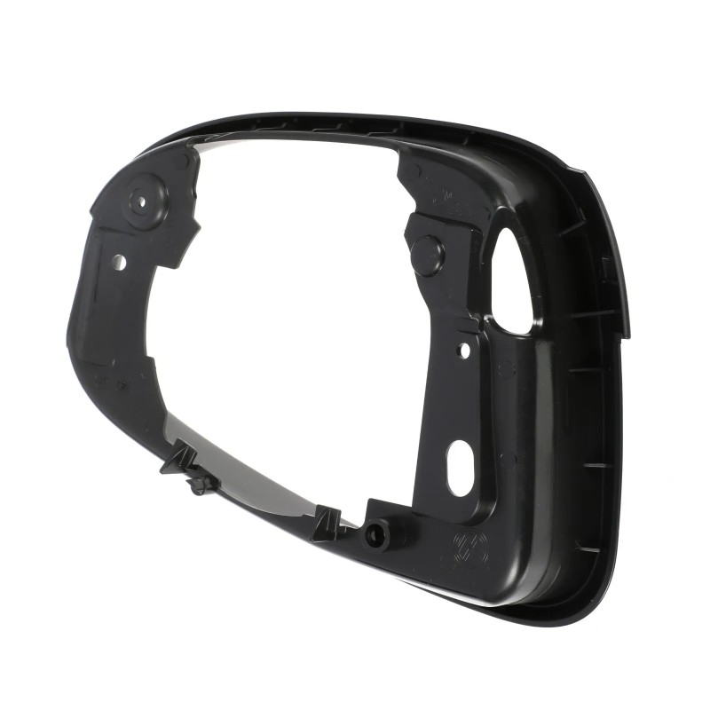 Cadre intérieur gauche pour rétroviseur extérieur VW, noir satiné