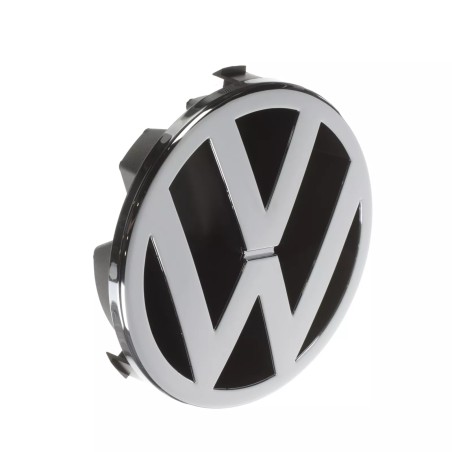 Emblème VW Original avant calandre logo carrosserie chrome noir Emblème VW Original avant calandre logo carrosserie chrome noir