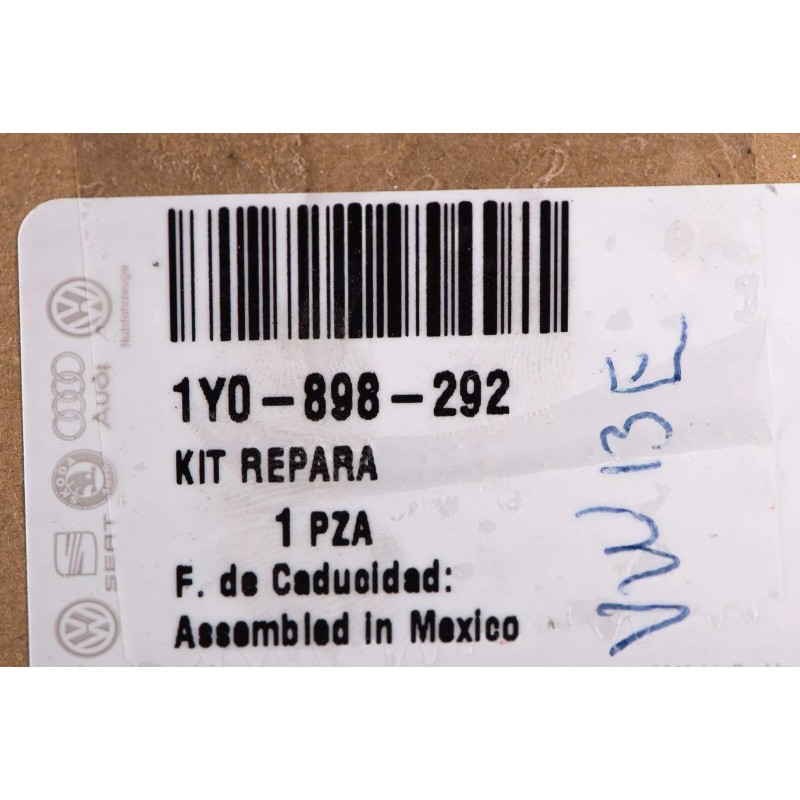 Kit de Réparation Lève-Vitre Arrière Droit pour VW New Beetle Cabriolet (9C)