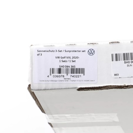 Ensemble complet pare-soleil pour VW Golf 8 (5H) - Lunette arrière et vitres latérales 5H0064365