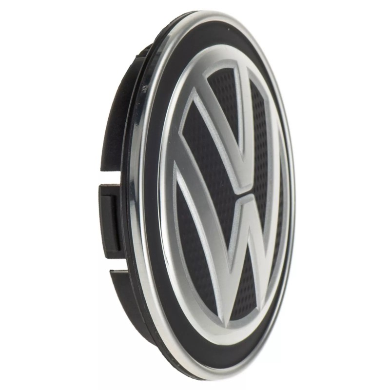Cache moyeu chromé/argenté pour jante en alliage VW 5G0601171XQI Cache moyeu chromé/argenté pour jante en alliage VW 5G0601171XQI