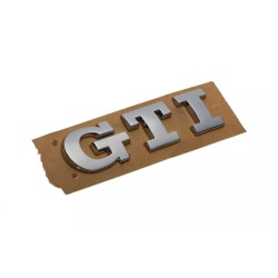 Emblème chromé VW GTI original pour hayon arrière