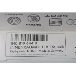 Filtre D''Habitacle VAG 1H0819644B