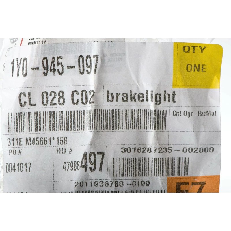 Feu de freinage supplémentaire VW New Beetle Cabriolet