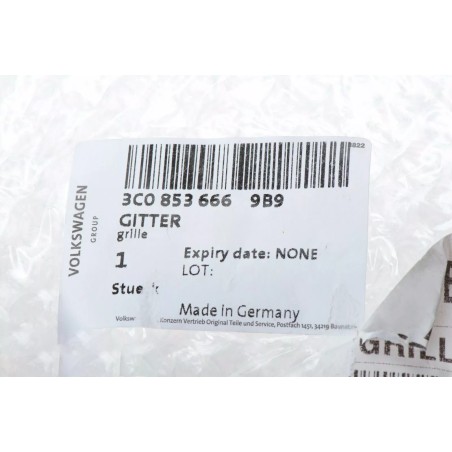 Pare-Chocs VAG 3C08536669B9  Pièce d'origine oem