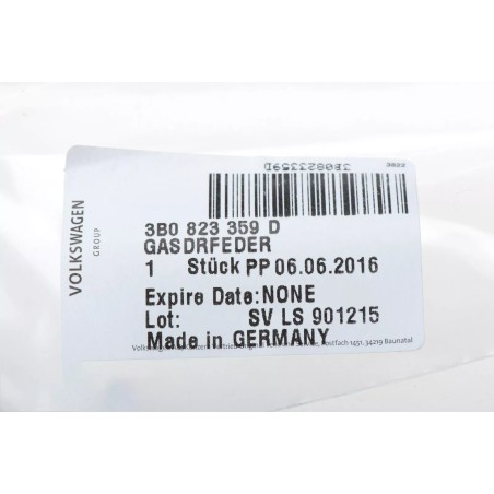Vérin à gaz capot noir pour VW Passat B5 (3BG) Vérin à gaz capot noir pour VW Passat B5 (3BG)