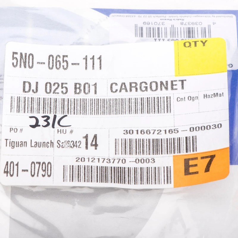 Filet de Rangement Original VW pour Coffre Golf Polo Tiguan 5N0065111