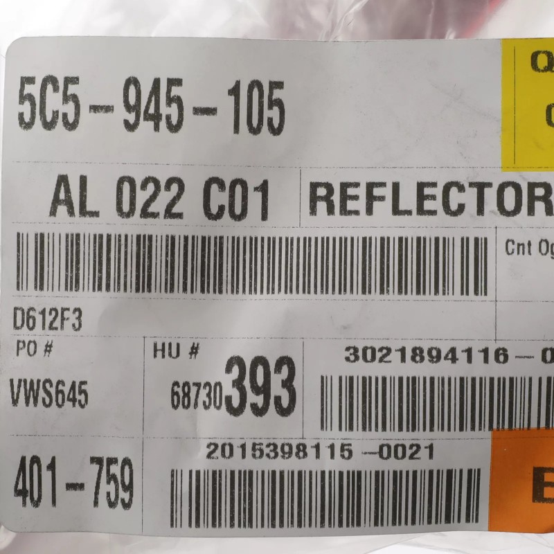 Réflecteur arrière gauche VW Coccinelle (5C)