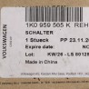 Interrupteur pour rétroviseur extérieur électrique, réglable et chauffant - Original VW Interrupteur pour rétroviseur extérieur électrique, réglable et chauffant - Original VW
