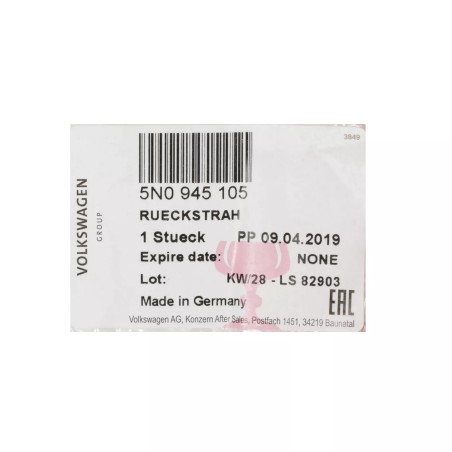 Réflecteur arrière gauche pour VW Tiguan (5N) Réflecteur arrière gauche pour VW Tiguan (5N)