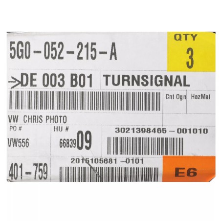 Clignotant LED animé pour rétroviseur extérieur VW, tuning OSRAM, version teintée