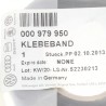 Ruban adhésif textile noir 10m pour montage VW Audi Skoda Seat Ruban adhésif textile noir 10m pour montage VW Audi Skoda Seat